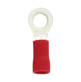KSPEC RING 22-18GA #8 PVC RED 100PK