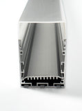 Z5075-2 Channel Anodized 50x75mm Domed Hanging 2.44m