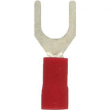 KSPEC FORK 22-18GA #6 PVC RED 100PK