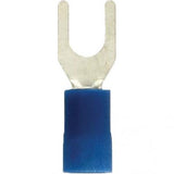 KSPEC FORK 16-14GA #8 PVC BLUE 100PK