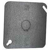 Clearance - Square Cover - Flat - 4" - Steel