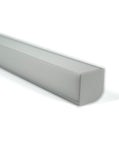 ZA265-2 Channel Anodized 30x30mm Corner/Hanging Square Lens 2.44m