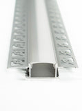 Z6114 Channel Anodized 61x14mm Flush Drywall 2.44m