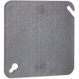 Square Cover - Flat Blank - 4" - Steel