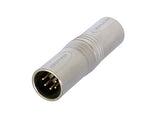 Adaptor - 5 pole XLR male - 5 pole XLR male (gender conversion adapter)