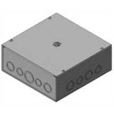Clearance - Pull boxes steel screw cover Height 10 in,Width 10 in,Depth 4 in,4 lbs