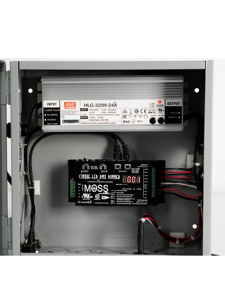 Power Decoder Box Decoder Box - Metal 12x12 - 4CH Dimmer - 60W Power Supply – BH Rentals ...