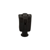 Lamp Cord End - Female - Black - 2 Hole