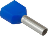 Ferrules - Blue - Twin - 14AWG 10MM -500PK