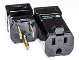 Hubbell-Cord End-Hospital Grade-Female-15A-125V-Black