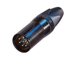 Connector - XLR 6-Pin Male (Bag)