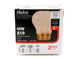 Clearance - 76017-40W A19 VS FROSTED 130V E26 * 2x Pack*