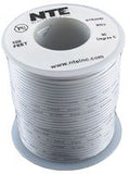 Hook Up Wire-White-AWG#22-100Ft-Tinned -plated copper conductor