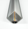 Z-A265-2 Channel Anodized 30x30mm Corner/Hanging Square Lens 2.44m