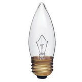 B10-60w-Clear-Med Base E26-Chandelier