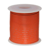 Hook Up Wire PVC,orange, 22 AWG, 100 FT