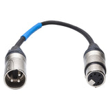 XLR Adapter Cable 5-PIN to 3-PIN 1' 3-PIN MALE to 5-PIN FEMALE