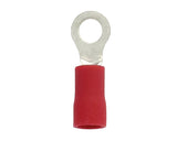 KSPEC RING 22-18GA #6 PVC RED 100PK