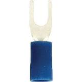KSPEC FORK 16-14GA #6 PVC BLUE 100PK