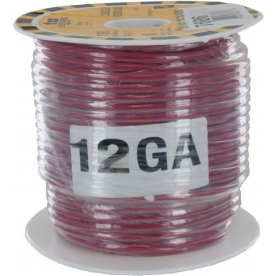 TEW 12 AWG 98'(30M) RED
