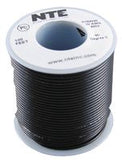 Hook Up Wire PVC, black, 22 AWG, 100 FT