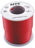 Hook Up Wire PVC, Red, 22 AWG, 100 FT