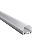 Z-2624 Channel Anodized 26x24mm Curved Hanging 2.44m