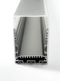 Z-5075-2 Channel Anodized 50x75mm Domed Hanging 2.44m