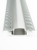 Z-6114 Channel Anodized 61x14mm Flush Drywall 2.44m